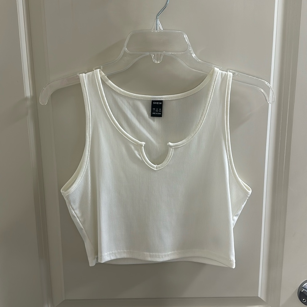 White tank top